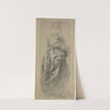 Figural Study for the 'Garden of love'; Hélène Fourment by Peter Paul Rubens
