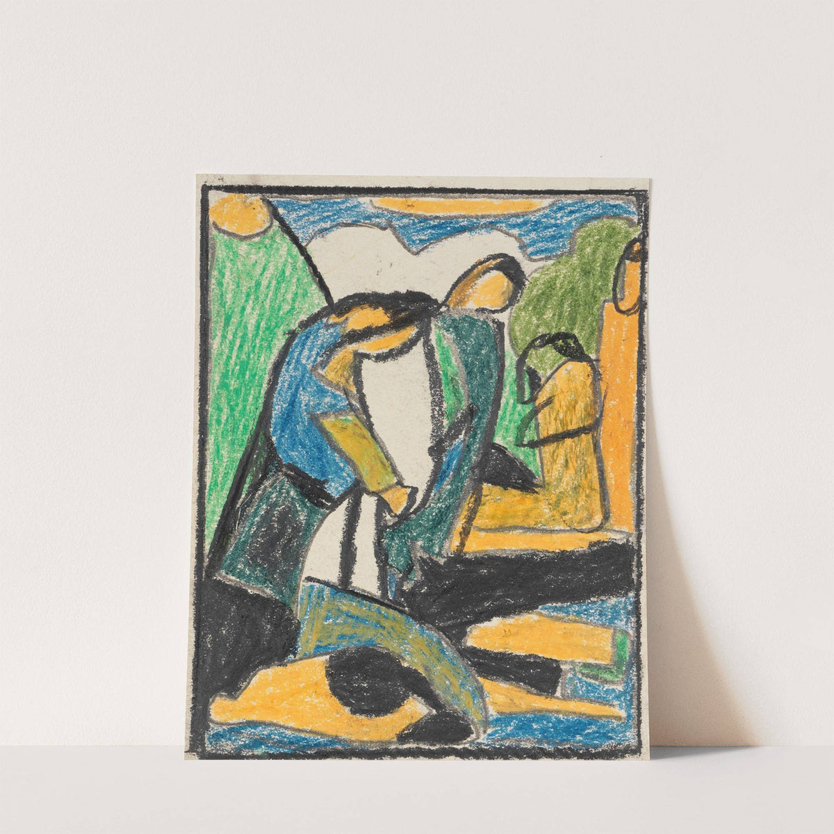 Figurale Komposition (1930) by Adolf Hölzel