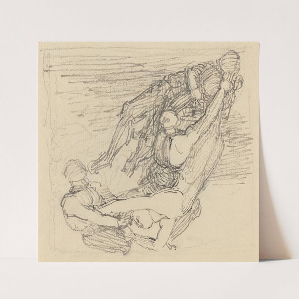 Figure Being Transported through the Air by John Flaxman