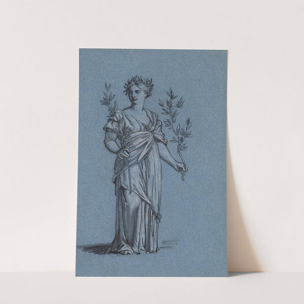 Figure centrale du groupe de gauche by Pierre-Paul Prud'hon