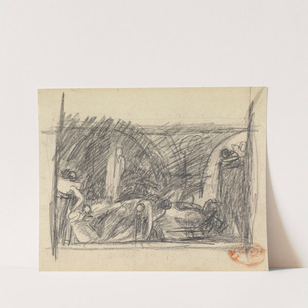 Figure Composition Study by George Romney
