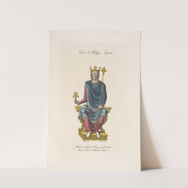 Figure de Philippe Auguste. by Nicolas Xavier Willemin