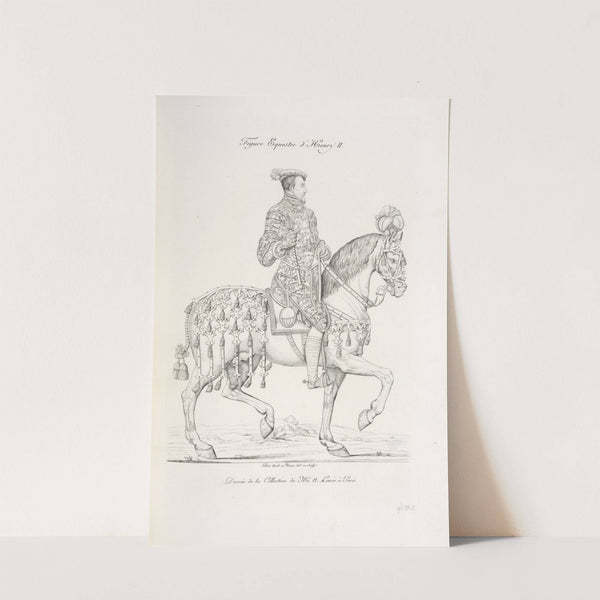 Figure equestre d'Henry II. by Nicolas Xavier Willemin