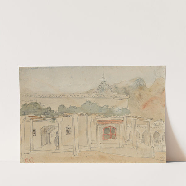 Figure in a Doorway (1832) by Eugène Delacroix