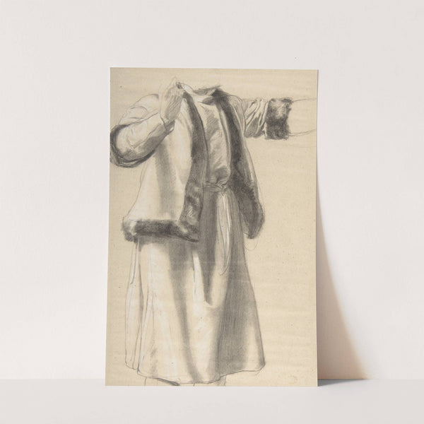 Figure in a Fur Trimmed Jacket by Romain Cazes