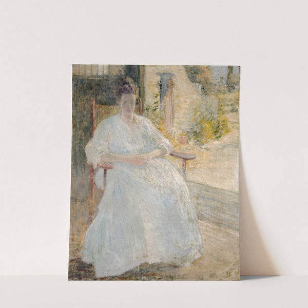 Figure in Sunlight (Artist’s Wife) (ca. 1890-1900) by John Henry Twachtman