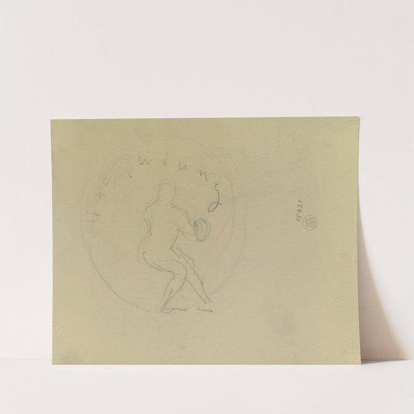 Figure in the round by Gustav Schraegle