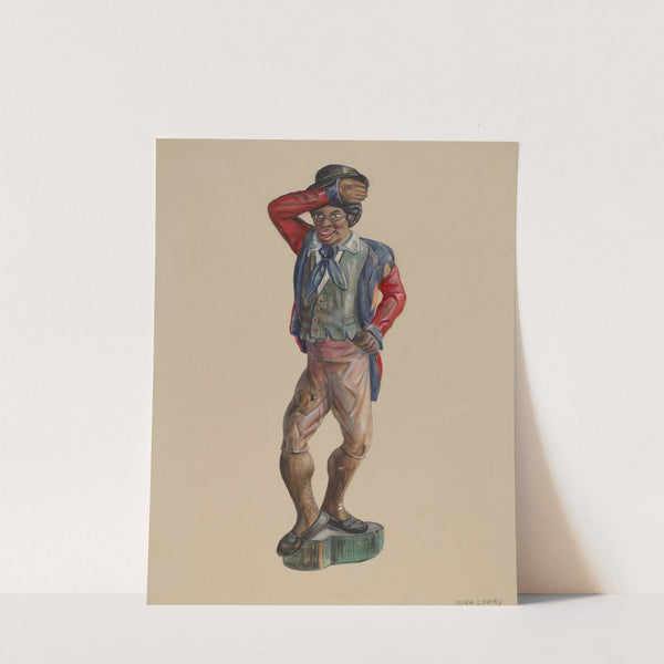 Figure of a Black Man (c. 1936) by Mina Lowry