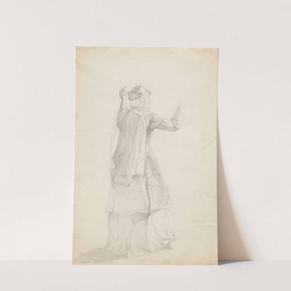 Figure of a Matron, Sketch for the Painting ‘The Princess Dowry’ (1894) by Wojciech Gerson