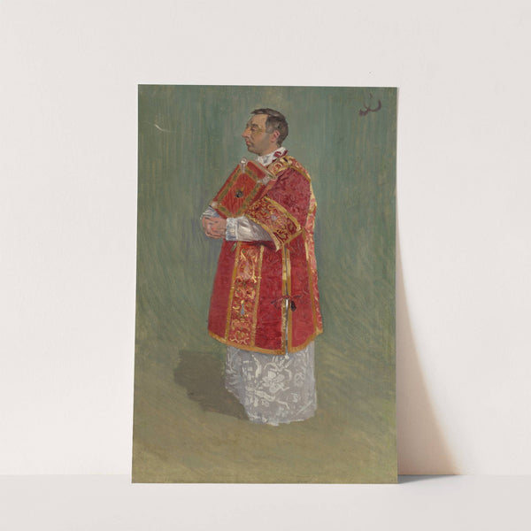 Figure of Clergyman by Joža Úprka