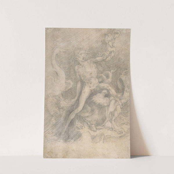 Figure of Fury, after Rosso Fiorentino by Giovanni Battista Naldini