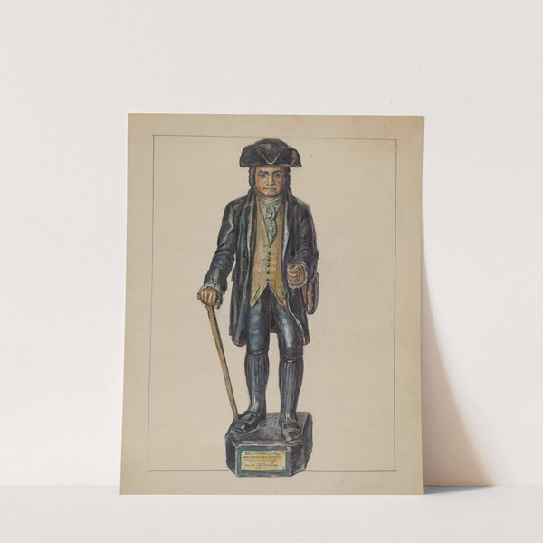 Figure of Knickerbocker by Gilbert Sackerman