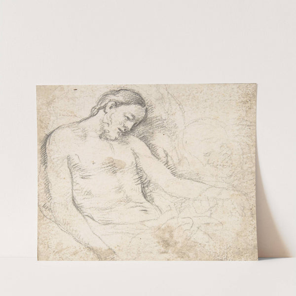 Figure of the Dead Christ with Mourning Angel (The Lamentation) by Pedro Duque y Cornejo