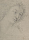 Figure of Young Man or Woman in Bust-length, in Three-Quarter View
