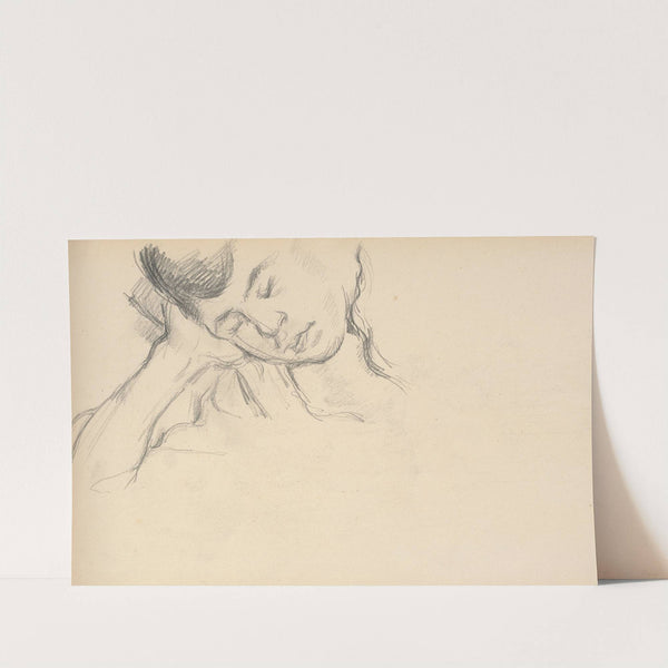 Figure Resting Head on Hand (c. 1889) by Paul Cézanne