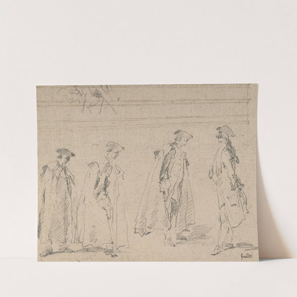 Figure Studies (1712–93) by Francesco Guardi