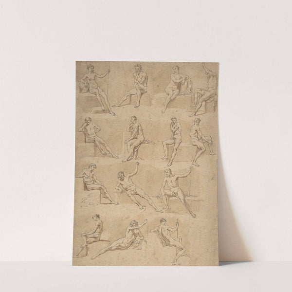 Figure Studies by Hubert-François Gravelot