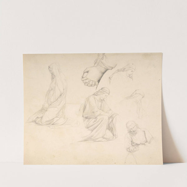 Figure Studies by Alphonse-Henri Perin