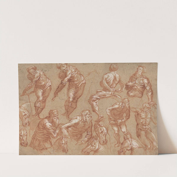 Figure Studies by Bartholomaeus Spranger