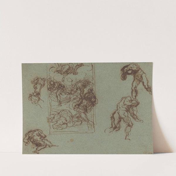 Figure Studies by Jacopo Palma il Giovane