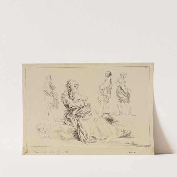 Figure studies (1735) by François Boucher