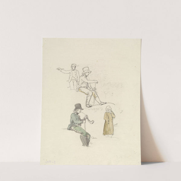 Figure Studies by Johann Georg von Dillis
