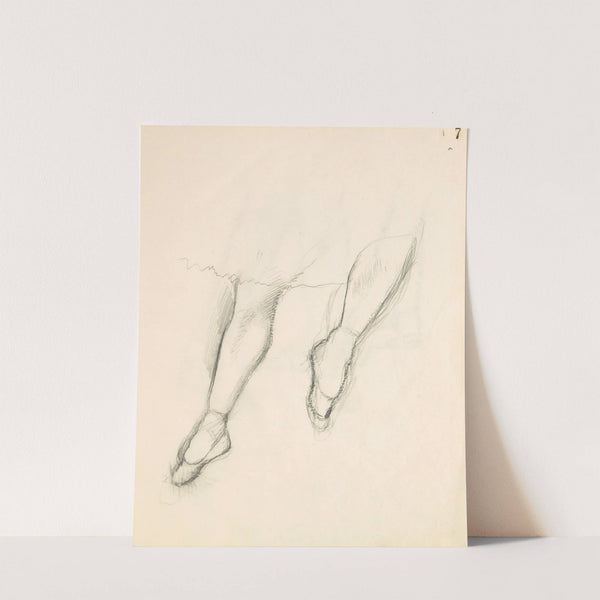 Figure Studies 8 (1882–85) by Edgar Degas