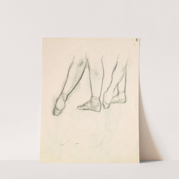 Figure Studies 9 (1882–85) by Edgar Degas