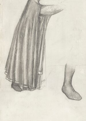 Figure studies for ‘Clerk Saunders’