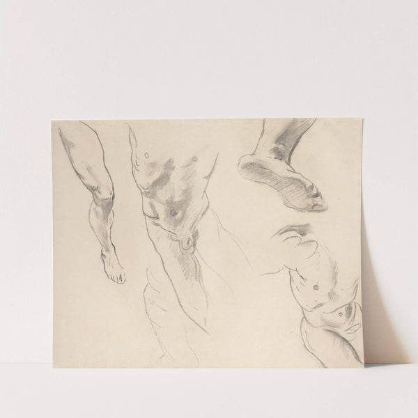 Figure Studies of a Nude Youth by John Singer Sargent