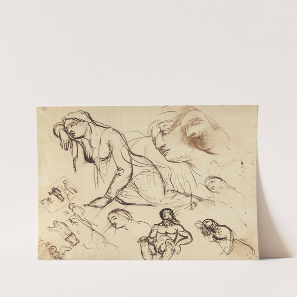 Figure Studies of the Virgin Mary by Benjamin Robert Haydon