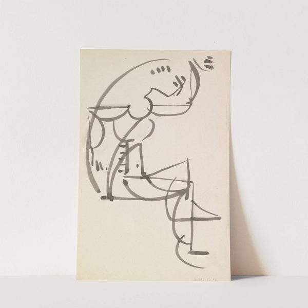 Figure Study by Henri Gaudier-Brzeska