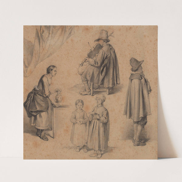 Figure Study by Jean-Baptiste Madou