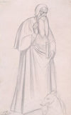 Figure Study after Andrea di Bonaiuto, S. Maria Novella, Florence