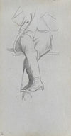 Figure Study, crossed legs (1860s)