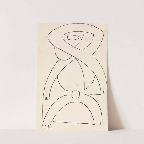 Figure Study for a Relief Design by Henri Gaudier-Brzeska