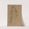 Figure study for ‘Measure for Measure’ III by Edwin Austin Abbey