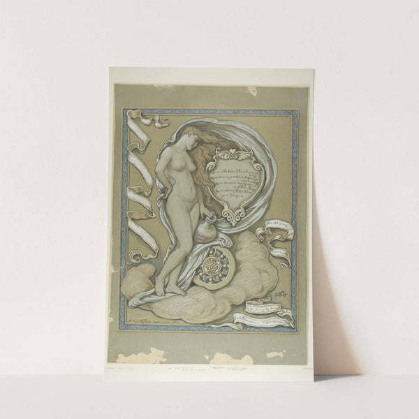 Figure Study for Rubaiyat of Omar Khayyam (c. 1884) by Elihu Vedder