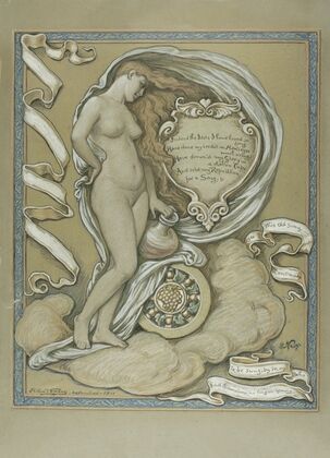 Figure Study for Rubaiyat of Omar Khayyam