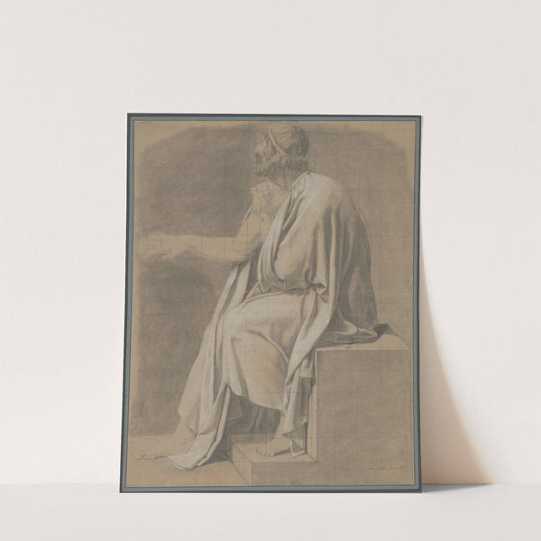 Figure Study for 'The Death of Socrates' by Jacques Louis David