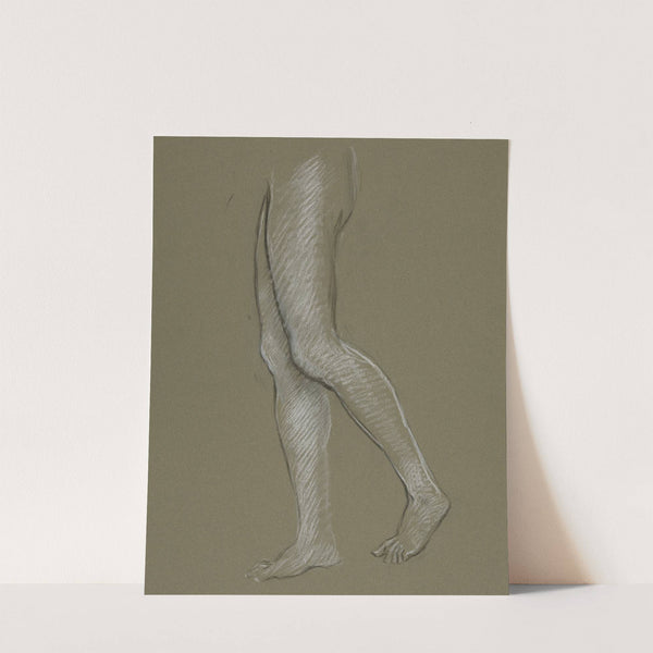 Figure study for ‘The Hours,’ mural at the state capitol building in Harrisburg, Pennsylvania, 1902-1911 (1981) by Edwin Austin Abbey