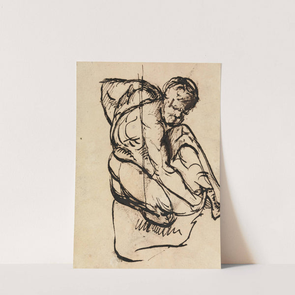 Figure Study of a Nude Male by Benjamin Robert Haydon