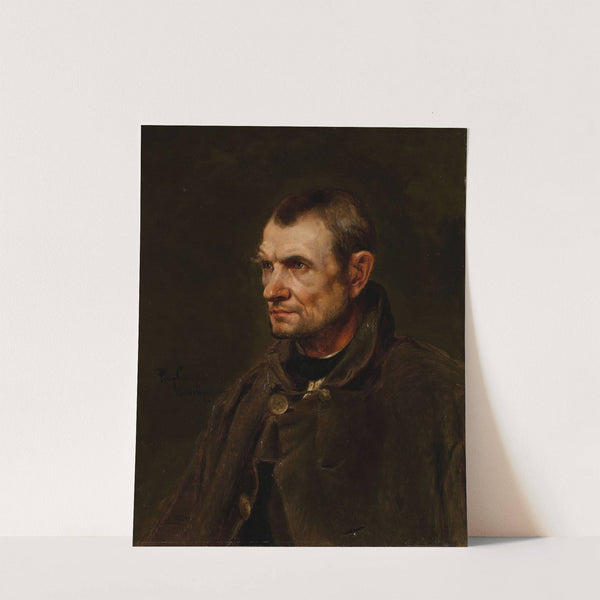 Figure Study of the Farmer Florian Killian by Eilif Peterssen