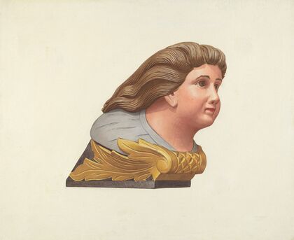 Figurehead from Schooner Packet