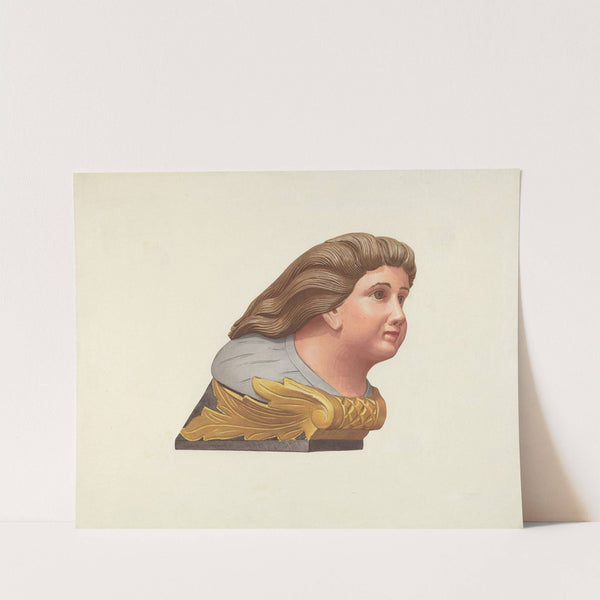 Figurehead from Schooner Packet by Elizabeth Moutal