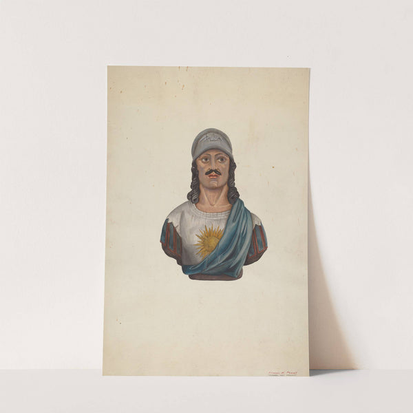 Figurehead - Warrior with Helmet by F.W. Powell