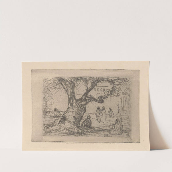 Figuren onder een boom (1889) by Marius Bauer