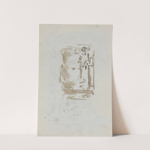 Figuren op een podium (1925) by Marius Bauer