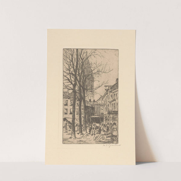 Figuren op straat in Den Haag (1888-1934) by Willem Adrianus Grondhout