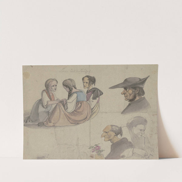 Figurengruppen und Karikaturen by Karl Sandhaas